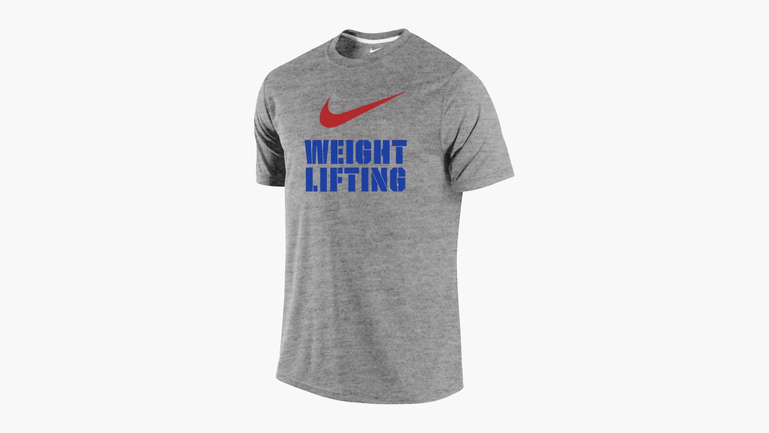 White red sale blue nike shirt